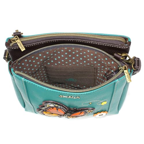 Image of CHALA Merry Messenger RFID Protected Women Faux Leather Shoulder Purse with Adjustable Crossbody Strap | RFID Protected
