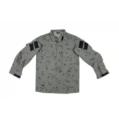 Camisa de estilo militar confeccionada en algodón y fibra S 3