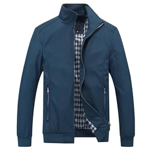 Herren Jacke Leichte Freizeit Übergangsjacke Langarm Sommer Bomberjacke Outdoor Sportjacke