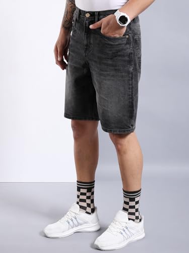 Image of The Indian Garage Co Men Denim Shorts