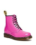 Dr. Martens Unisex 1460 Patent Lamper Fashion Boot, Thrift Pink, 6 US Women