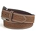 ARIAT Men's Leather Floral Embossed Belt, Medium Brown, 42