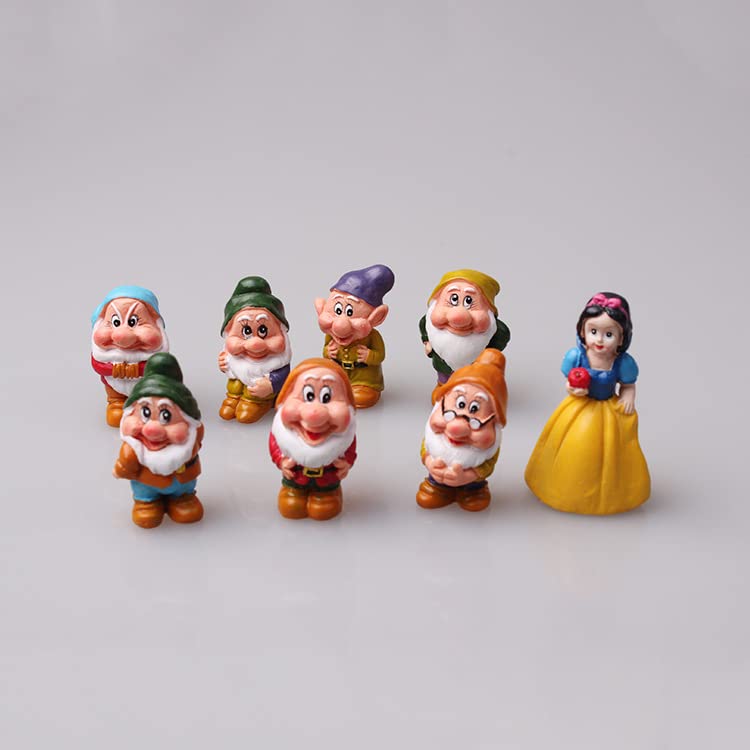 Hilloly Princesa Mini Figuras Set Blancanieves Figures Princesa Cake Topper Princesa Decoración de...