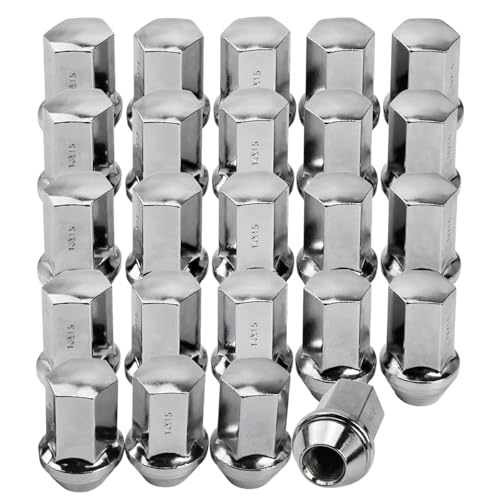M14x1.5 Lug Nuts Replacement for Silverado Tahoe Suburban Tahoe Suburban Escalade XT5 XT6, 24 Pcs 7/8 Hex 1.77 Inch OEM Factory Style Large Acorn Seat Lug Nuts by Reeauto - Image 8