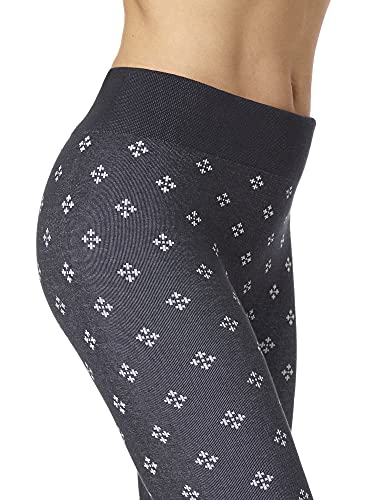 HUE Women's Seamless Fairisle Pattern Leggings #TOP26