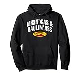 WFO Mixing Gas Hauling Ass Motocross Racer Dirt Bike Rider Pullover Hoodie