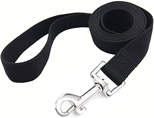4FT5FT6FT-Strong-Dog-Leash-Nylon-Dog-Leashes-for-Small-Medium-Large-Dogs-Black-1-in-x-10-ft - Cucciolini Doodles   4FT5FT6FT-Strong-Dog-Leash-Nylon-Dog-Leashes-for-Small-Medium-Large-Dogs-Black-1-in-x-10-ft