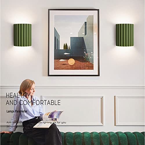 Lámpara de pared interior G9 moderna de resina con dos luces para pasillo de casa y porche 3