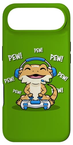 Tiny Dinosaur Boys Kawaii Kid Pew Gamer Bearded Dragon Lover �X�}�z�P�[�X iPhone Air �p