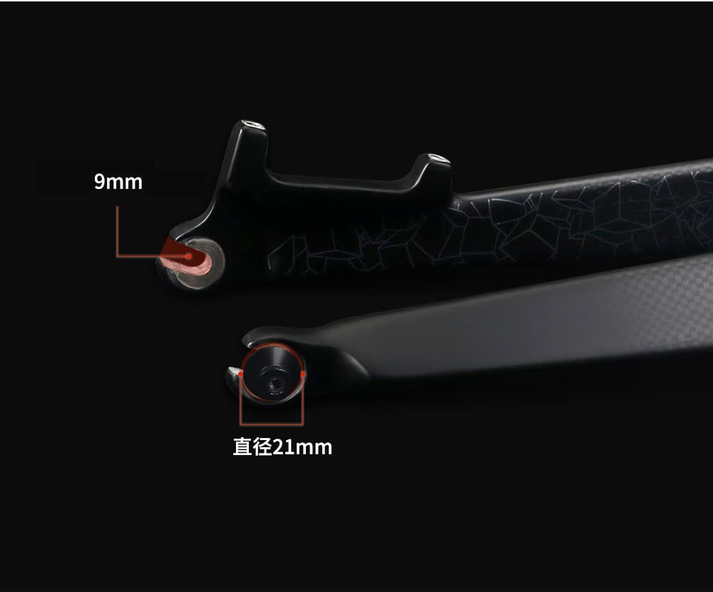 Amazon.co.jp: TOSEEKディスクブレーキフォーク カーボンフォーク 26