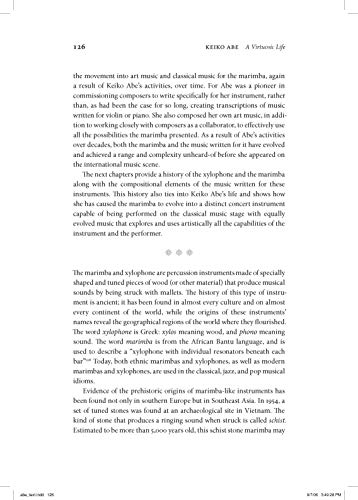 Keiko Abe a Virtuosic Life: Her Musical Career and the Evolution of the Concert Marimba
