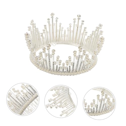 Couronne de mariée perles BESTYASH : accessoire de mode pour coiffure de fête - 2
