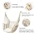 Hammock Chair Hanging Rope Swing, Max 300 Lbs Hanging Chair with Pocket- Quality Cotton Weave for Superior Comfort & Durability Perfect for Outdoor, Home, Bedroom, Patio, Yard