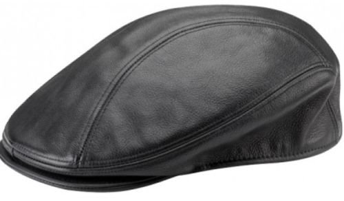 Nuevo real de cuero de vaca hiedra plana Newsboy Cap Gatsby Golf Hat Driver Cabbie Cover