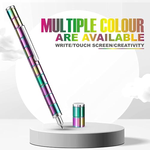 Image of Magnetic Pen, Fidget Pen, Decompression Magnetic Toy Pen, Gift for Teenage Boys, Best Gift for 8-12 Years Old, Novelty Toy Gift for Kids or Friends (Rainbow)