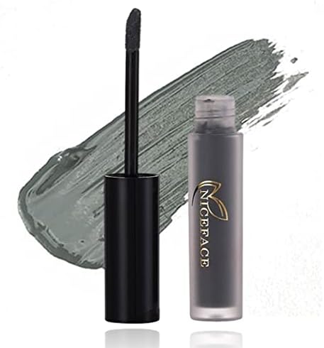 ZL Eyret Liquid Lipstick Bold Gothic Grey Matte Lipsticks Halloween Waterproof Velvet Lipsticks Beauty Makeup Cosmetics for Women and Girls