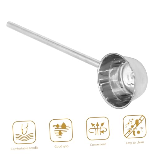 Cucharón resistente de acero inoxidable de 16 cm de diámetro para restauración y cocinas exigentes 3
