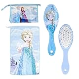 Materiales Duraderos y de Fácil Limpieza – Fabricado con materiales de excelente calidad que soportan el uso diario, este neceser infantil conserva su color vibrante y el diseño de Elsa y Anna intacto, garantizando resistencia y larga vida útil.