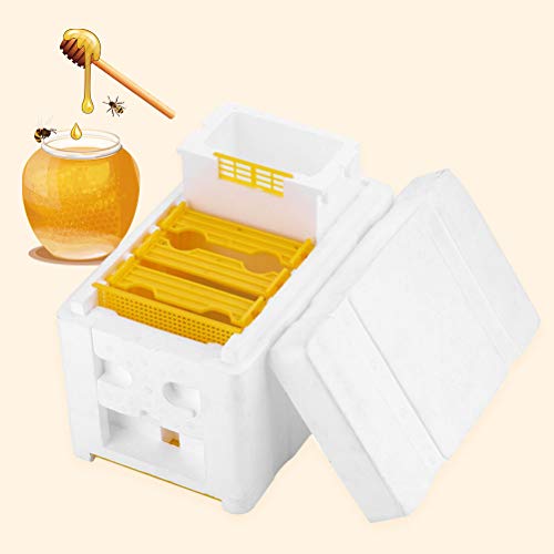 Yardwe Bienenstock Bienenbox Bienenkasten Schaum Bienenkönigin Box Bienenzucht Zubehör Imkerei Werkzeug für Imkerstarter – Bild 5