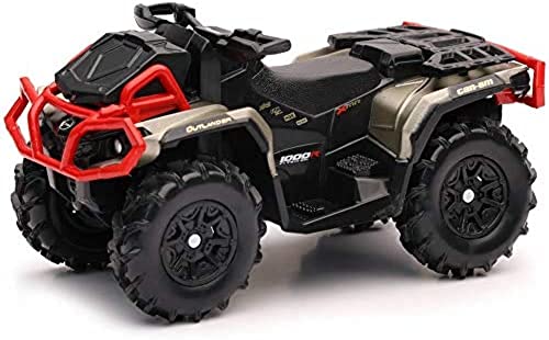 New Ray Can-Am Outlander XMR 1000R ATV Black and Gold Diecast Model