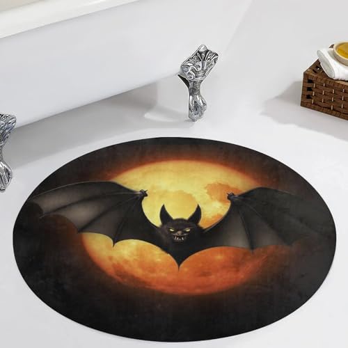 Alfombra lavable de murciélago antideslizante para cocina y baño 6