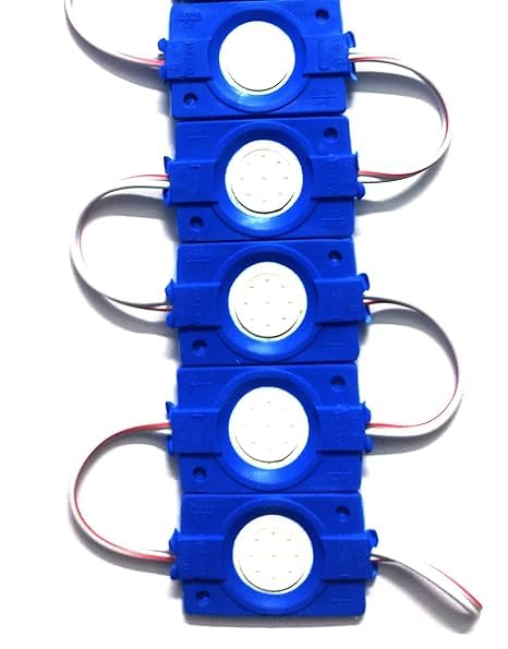 StrawHat 24 Volt 2.4 Watt DC Coin LED Module Light Lamp for Multipurpose Use for Home Decoration, DIY Science Projects, Hobby Kit (Blue, Pack of 5)-image-14