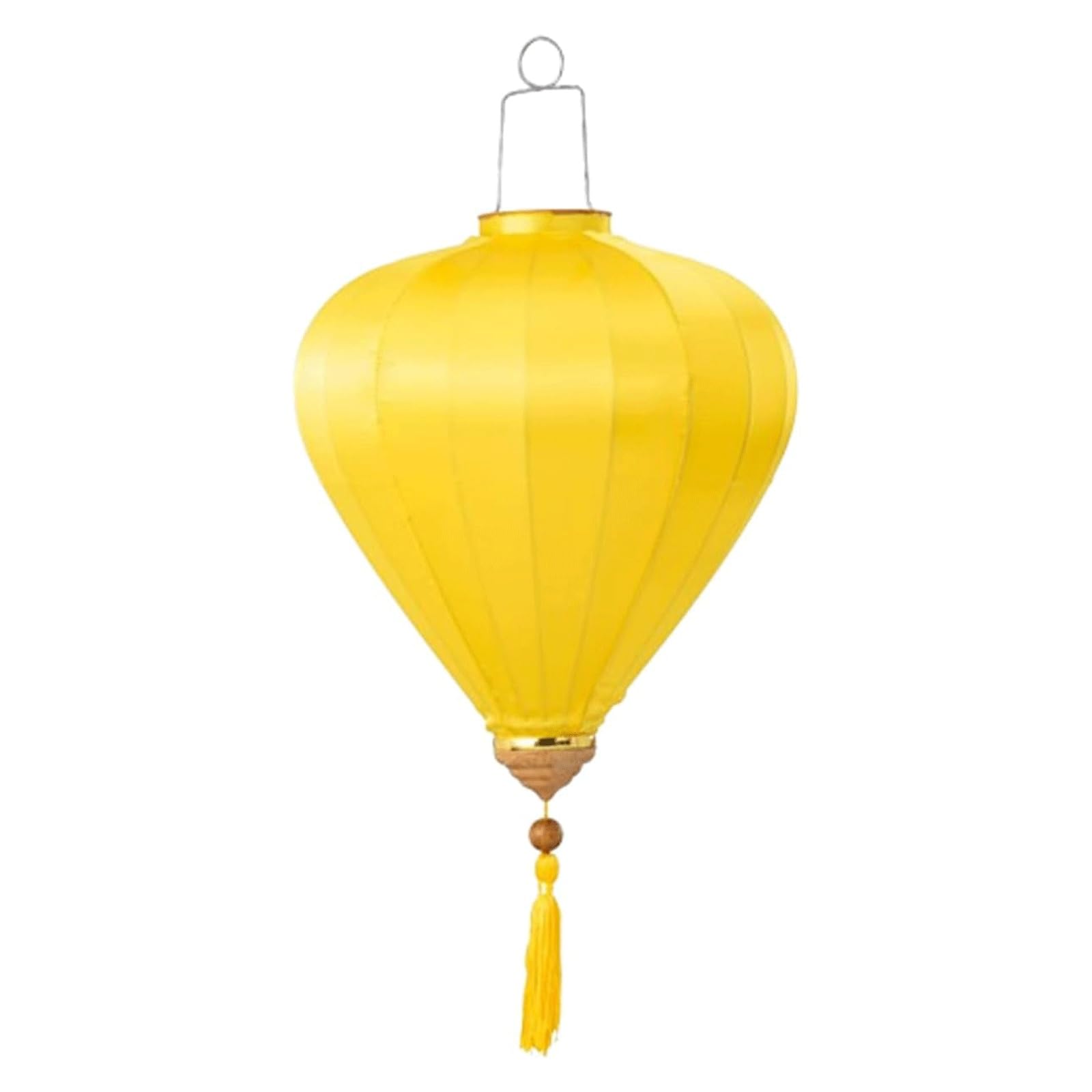 YTGHBIML Oval Silk Lantern Vietnamese Lantern Cloth Oriental Hanging Lantern Fabric Lantern New Year Lantern Japanese Vietnam Hanging Lantern(Gelb,12 Inch)