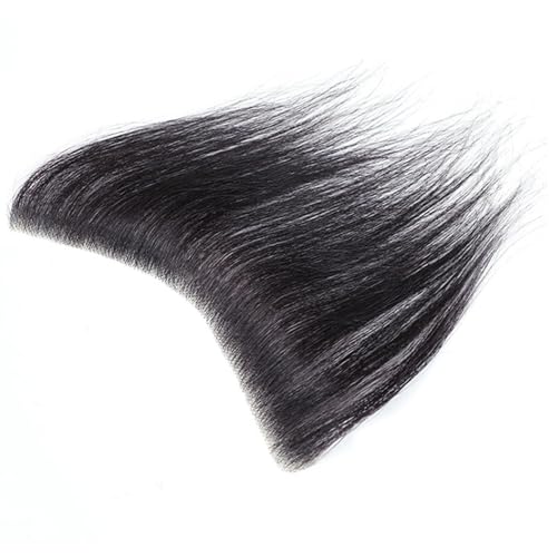 Extensions de cheveux droits 15 cm femme pour alopécie et correction de perte frontale