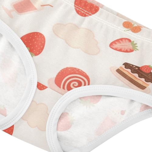 Girls' Underwear Strawberry Toddle Brief Panties 2-8 Years 203007054