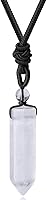 Vista 12 de XIANNVXI Collar de Cristal para Hombres y Mujeres con Cuerda Ajustable, Punto Hexagonal, Piedras de Cristal Curativas, Collares de Joyería