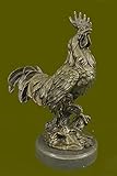 Old Cast Bronze Rooster Statue/Figurine Vienna Austria Figure Sculpture Art Dec