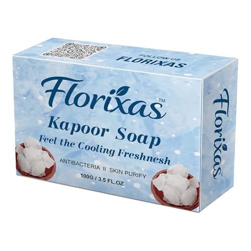 Image of Kapoor Soap 100g Pack of 2 | Cooling Camphor Bath Bar Freshness Deep Cleansing Odor Control Herbal Refreshing Skin Unisex