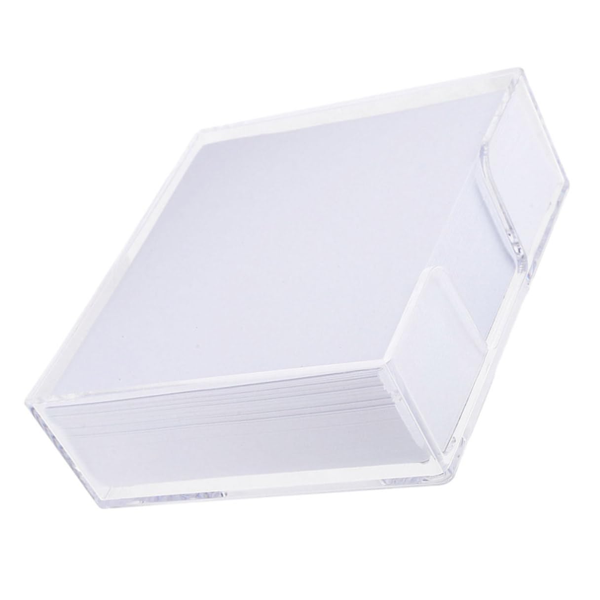 Lot de 4 set de Blocs-Notes Auto-Adhésifs 1200 Feuilles Papier Blanc avec Distributeur Transparent Organiseur Bureau Polyvalent pour Notes Pense-Bêtes et Rappels Bureau