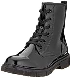 Absatzform: Blockabsatz Marco Tozzi Damen 2-2-25282-29 Schnürboots Boot, Black PATENT, 40 EU