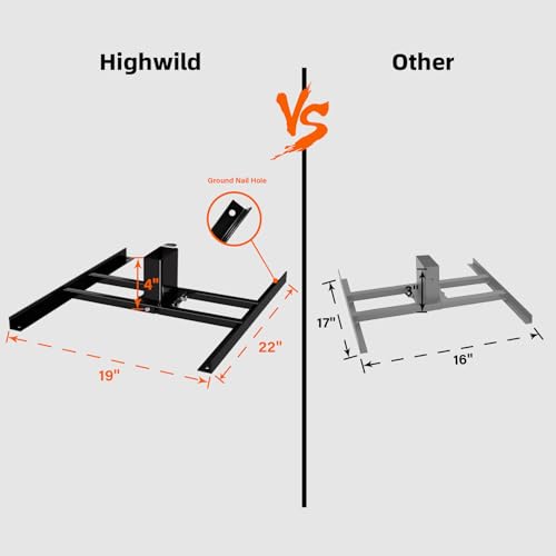 Image of Highwild AR500 Steel Hostage Reactive Shooting Target - 3 /8 inch Thick with 2x4 Target Stand