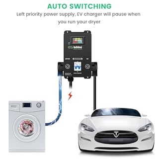 Briidea Automatic Power Switch for Dryer and EV, Fast Charge Your EV, NEMA 14-30P/14-30R/14-50R, 240V