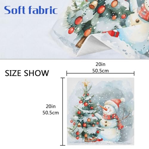 Servilletas de Tela Navidad Multicolor 20x20 in Pack 6 miniatura 6
