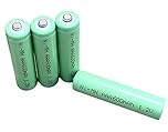 Dunamis 8pk AAA Rechargeable Solar Light Batteries 1.2v NiMH AAA 600mAh - Suitable for Outdoor Garden Solar Lights *PACK OF 8*