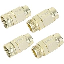 STYDDI Metal Heavy-Duty 5/8-inch Garden Hose Connector Repair Fittings, Premium Aluminum-Alloy Female and Male End-Hose Mender, 5/8" Water Hose End Coupler Replacement, 2 Set