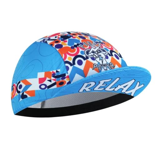 Corsehild Cartoon Cycling Cap for Man and Woman Cycling Hat Under Helmet-Polyester Breathable Sweat Absorbent