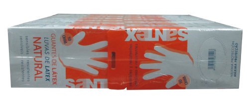 GUANTE LATEX DESECHABLE 10 UNIDADES P Cover