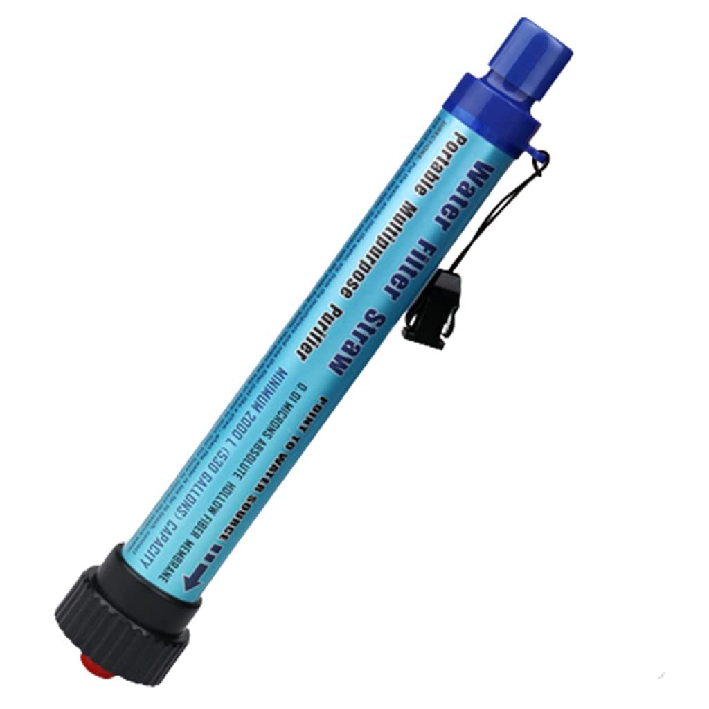Purificadores Agua Portátiles, Acampada Montaña Filtro Purificador de Agua, Purificador de Agua para Supervivencia Prevención de Crisis Y Emergencias
