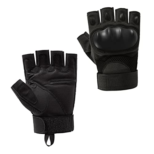 Abaodam Men's Biking Gloves Knuckle Gloves Road Bike Anti-Skid Outdoor Fitness