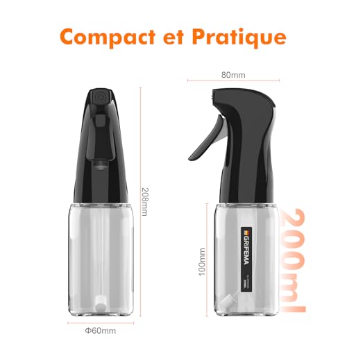 GRIFEMA spray d'huile en verre 200 ml à jet contrôlé – vue 8