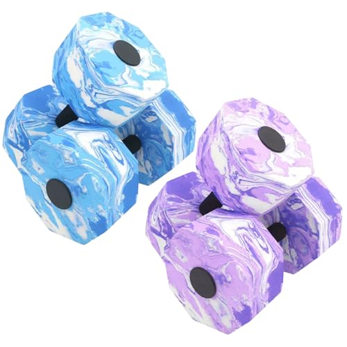 Pesas de agua para aerobics, espuma EVA, azul miniatura 6