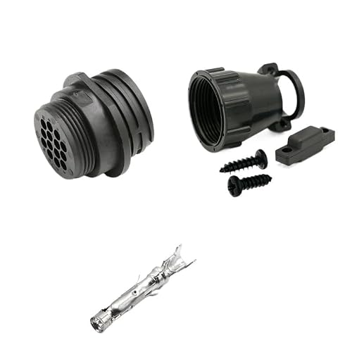 FTOMIKA Cars Connectors 1/5/20Sets 4P/9P/14/16Pin Auto Plug Socket Connector(14P Female,1 Set)