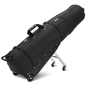 Sun Mountain ClubGlider Journey Golf Travel Bag – 4-Wheel Rolling System, Extendable & Retractable Legs for Easy Transport, Effortless Travel & Maneuverability