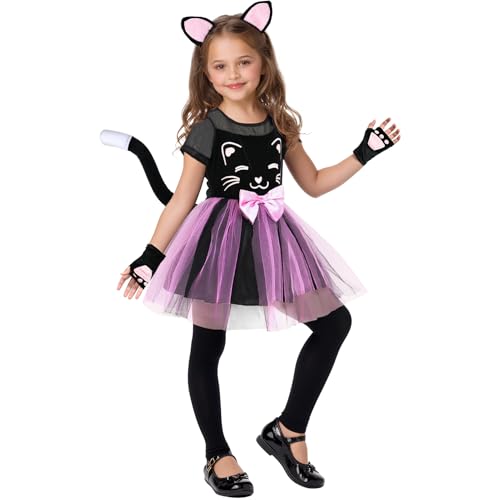 Disfraz de Gatita para Niñas Pequeñas con Accesorios miniatura 6