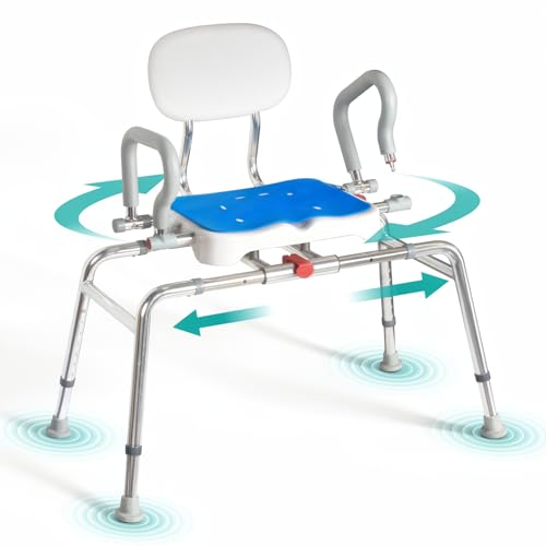 Bariatric Sliding Shower Chair 450lbs