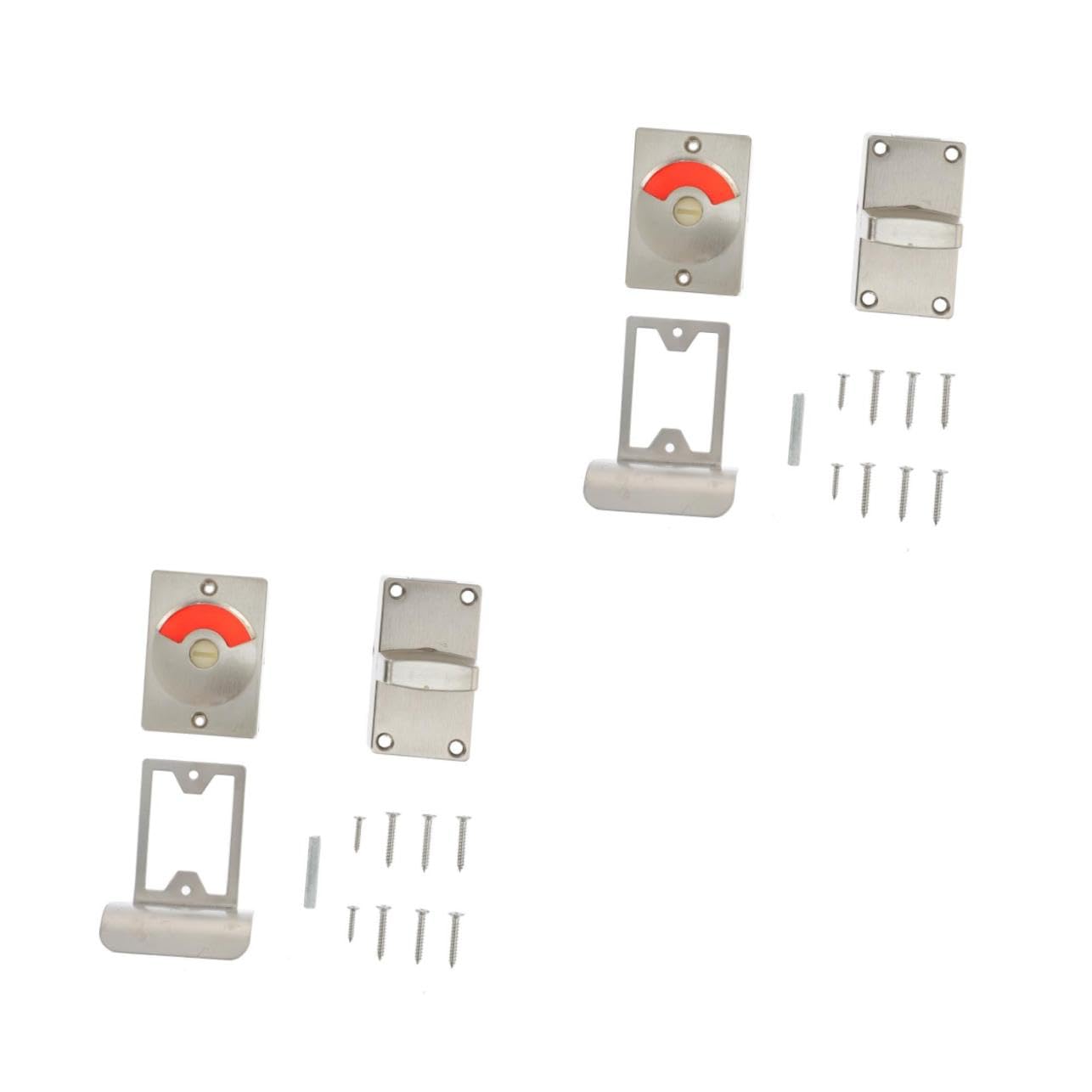 SEWACC Public Toilet Indicator Lock Privacy Bolt with Red and Green Display for Occupied Status Easy Installation for Elegant Public Restrooms